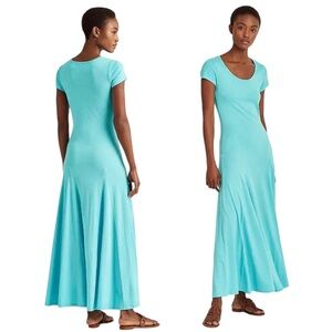 Lauren Ralph Lauren Cotton-Blend Maxi Dress